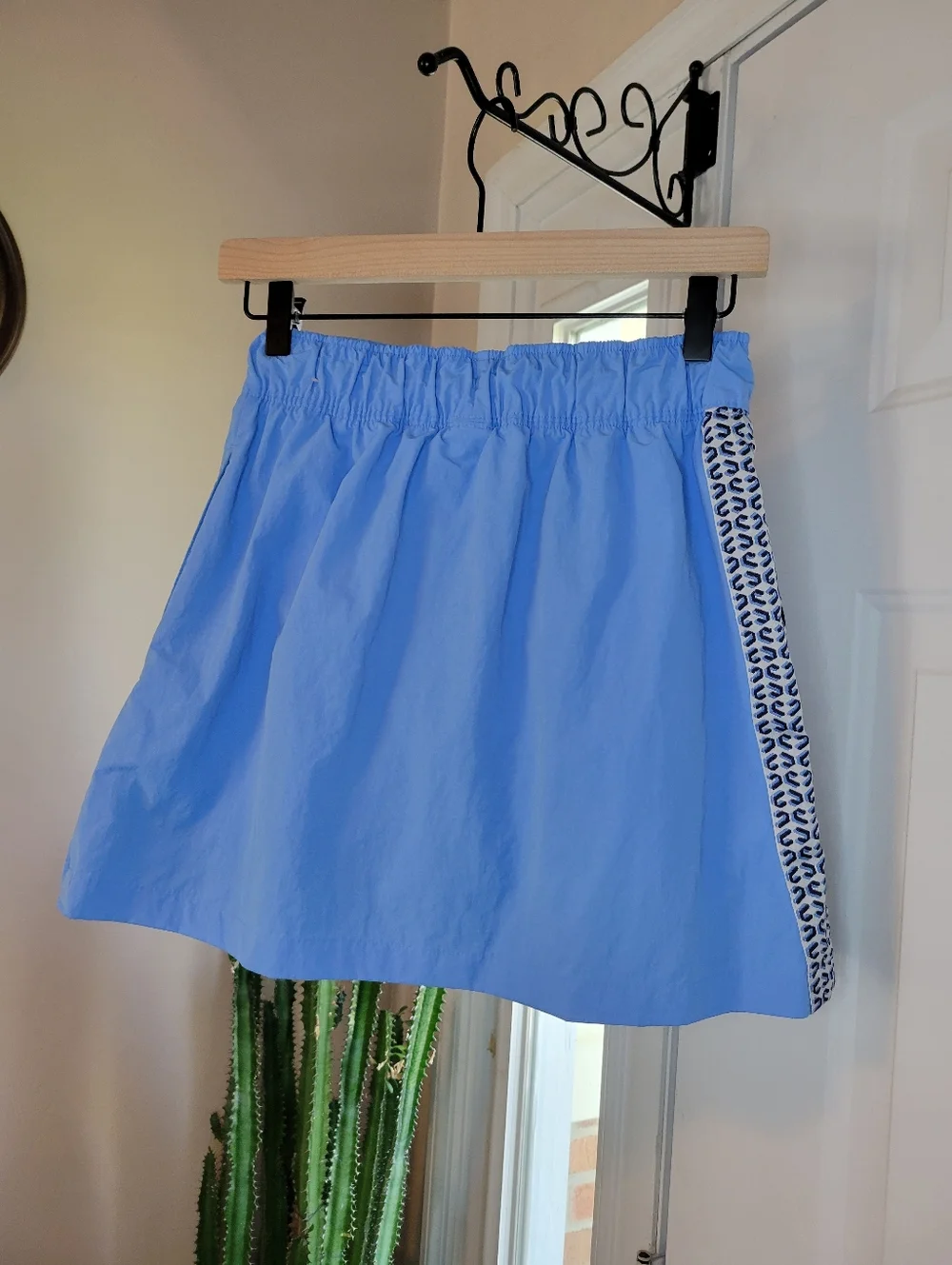 Nike Sportswear x Nike United Women's Blue Layerd Tracksuit Skirt, Size Small